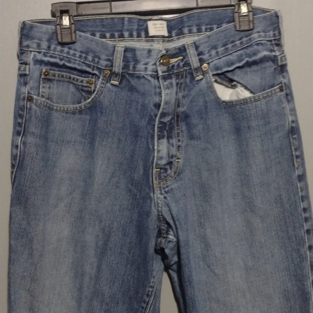 J crew men's jeans relaxed 32×34